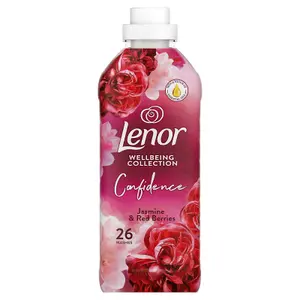 Lenor Fabric Conditioner Confidence Jasmine & Red Berry 26 Washes 858ML x 3