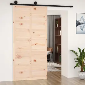 Berkfield Barn Door 100x1.8x214 cm Solid Wood Pine