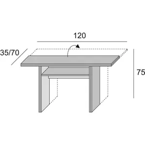 Deveraux Extendable Dining Table Grey