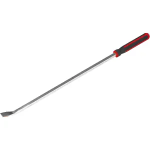 900mm Heavy Duty 25 degree Pry Bar with Hammer Cap - Chromoly Steel Shaft - Soft Grip