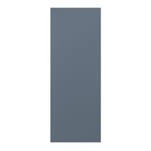 GoodHome Alisma Matt blue slab Standard Wall Clad on end panel (H)960mm (W)360mm