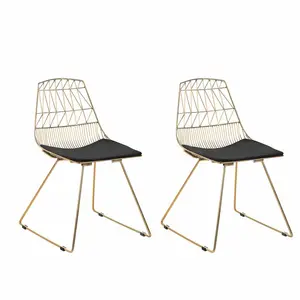 Harlan Dining Chair (Set of 2) Gold