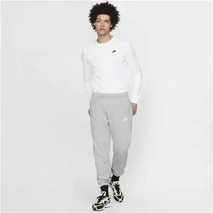 Nike Sportswear Club Fleece Men's Trousers - Grey - Cotton/Polyester