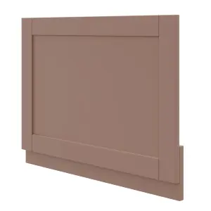 Shaker Matt Pink Rectangular End Bath panel (H)47cm (W)70cm