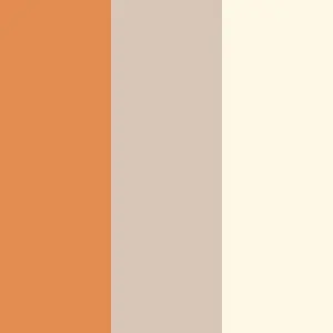 Stripe Wallpaper - Orange / Coffee / Cream - E40915