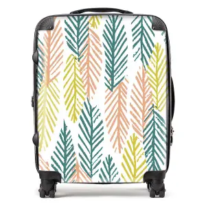 Scandinavian Style Foliage Suitcase - Large