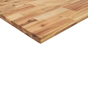 Berkfield Desk Top Oil Finished 100x80x4 cm Solid Wood Acacia