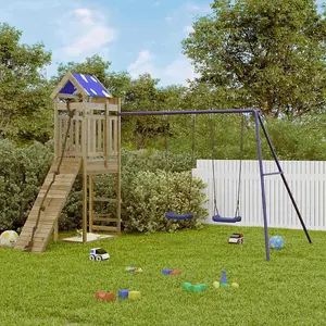 Berkfield Outdoor Playset Impregnated Wood Pine