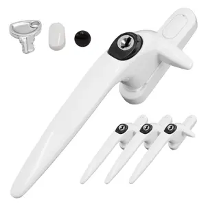 Yale Sparta Cockspur Window Handle (3 Pack) - White, Left, 21mm