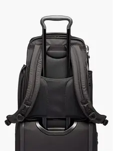 TUMI Alpha 3 Compact Laptop Brief Pack Backpack, Black