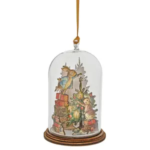 Peter Rabbit and Benjamin Hanging Figurine Ornament