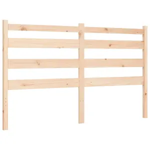 Berkfield Bed Frame with Headboard 160x200 cm Solid Wood