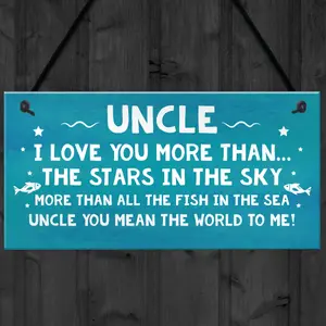 Birthday Gifts For Uncle Christmas Gift Hanging Plaque Uncle Gift From Niece Or Nephew