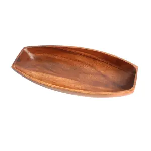 Interiors by Premier Elegant Small Oblong Serving Dish, Versatile Serving Dish, Natural Large Serving Dish For Breakfast