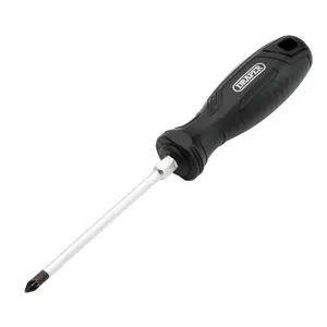 Draper Pozi Hard Grip Screwdriver, PZ1 x 100mm 13514