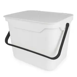 Easy Eco - 5L Compost Caddy - White