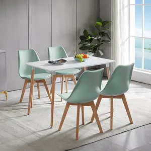 Nero Upholstered Side Chair (Set of 4) Mint Green