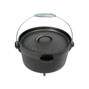 Buckingham Pre-Seasoned Cast Iron Dutch Oven Pot 24 cm / 4 Litre