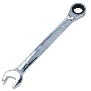 17mm Metric MM Combination Gear Ratchet Spanner Wrench 72 Teeth