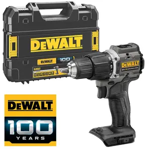 Dewalt DCD100N Black 18v XR Brushless Compact Combi Hammer Drill 100 Year + Case