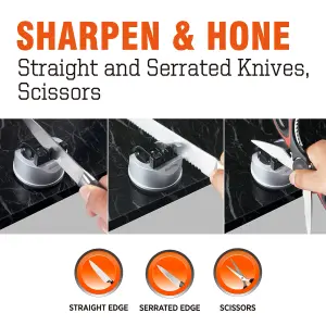 Sharpal Blade and Scissors Sharpener with suction cup