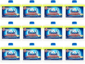 Finish Dishwasher Cleaner Lemon Sparkle 250ml (Pack of 12)