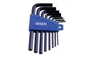 Laser Tools 0268 8pc Hex Key Set Metric 1.5 - 6mm