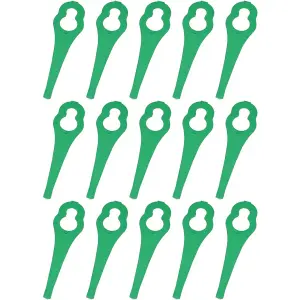 Bosch ART23 Accutrim Compatible Grass Strimmer Trimmer Plastic Blades Pack of 15 by Ufixt