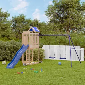 Berkfield Outdoor Playset Solid Wood Pine