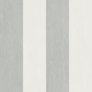 Galerie Skagen Grey Cream Wood Stripe Smooth Wallpaper