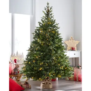 Norway Lighted Artificial Spruce Christmas Tree 3ft.