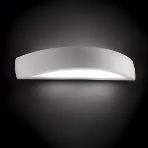 Luminosa Soda 1 Light Up & Down Wall Light White, E14