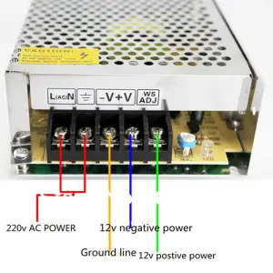 SMPS 120w 12v LED Driver AC to DC Lighting Transformer 10amp Constant Voltage