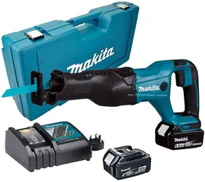 Makita DJR186RME 18v LXT Reciprocating Recip Sabre Saw - 2 x 4.0ah Batteries