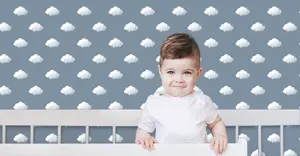 Galerie Little Explorers 2 Blue Cloud Wallpaper Roll