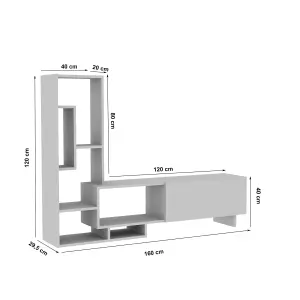 Decorotika Pegai TV Stand TV Unit for TVs up to 50 inch