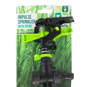 Impulse 360 Degrees Rotating Sprinkler With Spike - Roots & Shoots