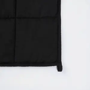 Brentfords Supersoft Weighted 6kg Blanket, Black - 125 x 150cm