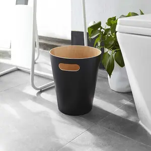 Woodrow Trash Can 2-Gallon (7.5 L) Capacity Black