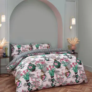 furn. Ishiko Floral Reversible Duvet Cover Set