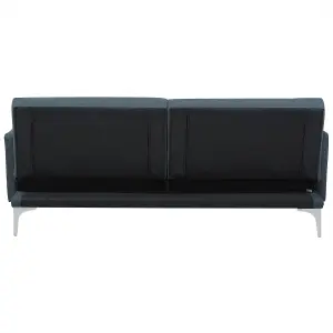 Beliani Traditional Sofa Bed LUCAN Dark Blue