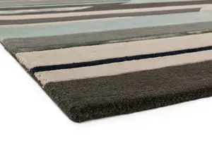 Blue Handmade Luxurious Modern Wool Rug For Bedroom & Living Room-200cm X 300cm