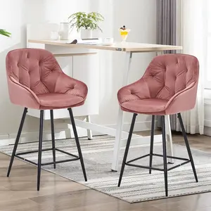 60Cm Stool (Set of 2) Pink