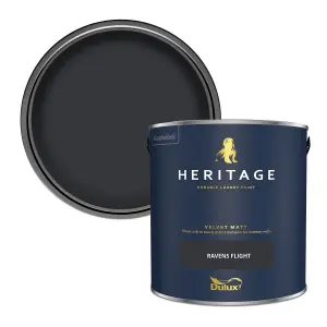 Dulux Trade Heritage Ravens Flight Velvet matt Wall paint, 2.5L