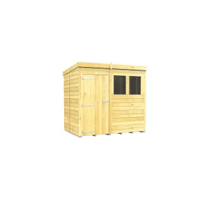 DIY Sheds 7x5 Pent Shed - Single Door With Windows