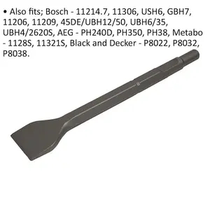 50 x 300mm Wide Impact Chisel - Bosch 11208 - Demolition Breaker Steel Chisel