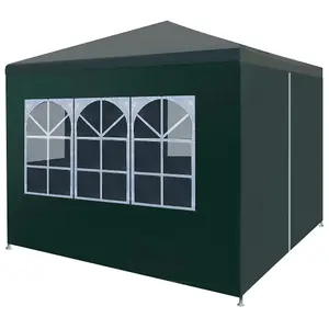 Berkfield Party Tent 3x3 m Green