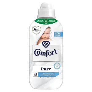 Comfort Pure Fabric Conditioner Hypoallergenic 33 Washes 990ml Pack Of 3