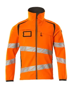 Mascot Accelerate Safe Softshell Jacket (Hi-Vis Orange/Dark Anthracite)  (Medium)