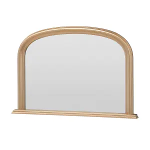 Overmantle Arched Contemporary Mirror Gold 112(w)x77cm(h)